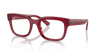 [Clear Lenses, Polished Transparent Red Frame]