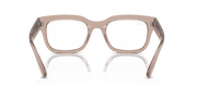 Clear Lenses, Polished Transparent Light Brown Frame