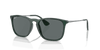 [Dark Grey Lenses, Polished Transparent Green Frame]