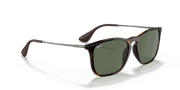 Dark Green Lenses, Polished Light Havana Frame