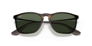 Dark Green Lenses, Polished Light Havana Frame