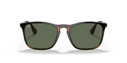 Dark Green Lenses, Polished Light Havana Frame