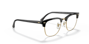 Clear Lenses, Polished Black Frame