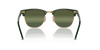 [Silver/Green Lenses, Polished Green On Gold Frame]