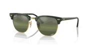 Silver/Green Lenses, Polished Green On Gold Frame