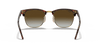 [Green Gradient Flash Lenses, Polished Red Havana Frame]