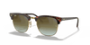 [Green Gradient Flash Lenses, Polished Red Havana Frame]