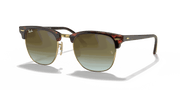 Green Gradient Flash Lenses, Polished Red Havana Frame