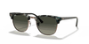 [Grey Gradient Lenses, Polished Grey Green Frame]