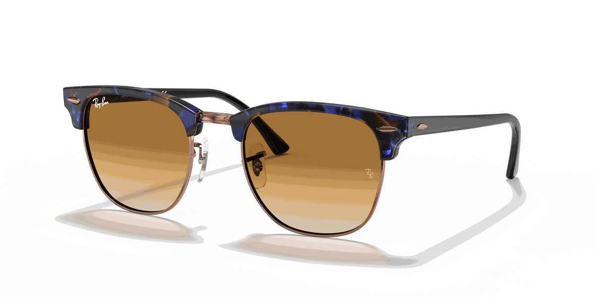 Ray-Ban Clubmaster Fleck Sunglasses - Green Grey Buy Ray-Ban Clubmaster Fleck RB3016 from £105.00 (Today  main image 4
