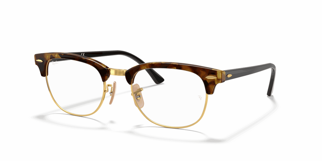 [Clear Lenses, Polished Brown Havana Frame]