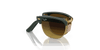 [Brown Lenses, Polished Green On Gold Frame]