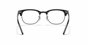 Clear Lenses, Polished Black Frame