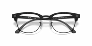 Clear Lenses, Polished Black Frame