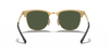 [G-15 Green Lenses, Polished Black On Gold Frame]