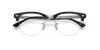 [Clear Lenses, Polished Black On Silver Frame]