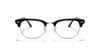 [Clear Lenses, Polished Black On Silver Frame]