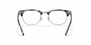 Clear Lenses, Polished Blue Frame