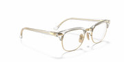 Clear Lenses, Polished Transparent Frame