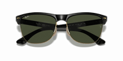 G-15 Green Lenses, Matte Black On Gold Frame