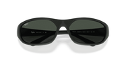 Green Lenses, Matte Rubber Black Frame