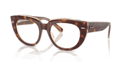 Clear Lenses, Polished Light Havana On Multicolor Frame