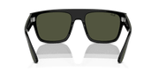 Green Lenses, Polished Black Frame