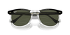 [Green Lenses, Polished Black On Transparent Frame]