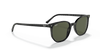 [Green Lenses, Polished Black Frame]