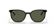 Green Lenses, Polished Black Frame