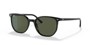 Green Lenses, Polished Black Frame