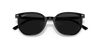 [Black Lenses, Polished Black Frame]