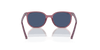 [Dark Blue Lenses, Polished Transparent Pink Frame]