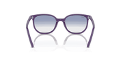 Blue Lenses, Polished Opal Violet Frame