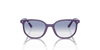 [Blue Lenses, Polished Opal Violet Frame]