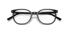 [Clear Lenses, Polished Black Frame]