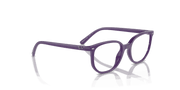 Clear Lenses, Polished Opal Violet Frame