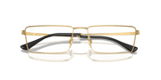 Clear Lenses, Polished Arista Gold Frame