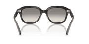 Clear Gradient Grey Lenses, Polished Striped Grey Frame