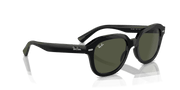 Green Lenses, Polished Black Frame