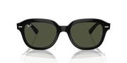 Green Lenses, Polished Black Frame