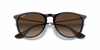 [Brown Gradient Lenses, Polished Blue Frame]