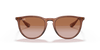 [Gradient Brown Lenses, Polished Transparent Light Brown Frame]