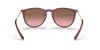 [Pink Gradient Brown Lenses, Polished Transparent Violet Frame]