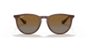 [Brown Gradient Polar Lenses, Polished Transparent Dark Brown Frame]