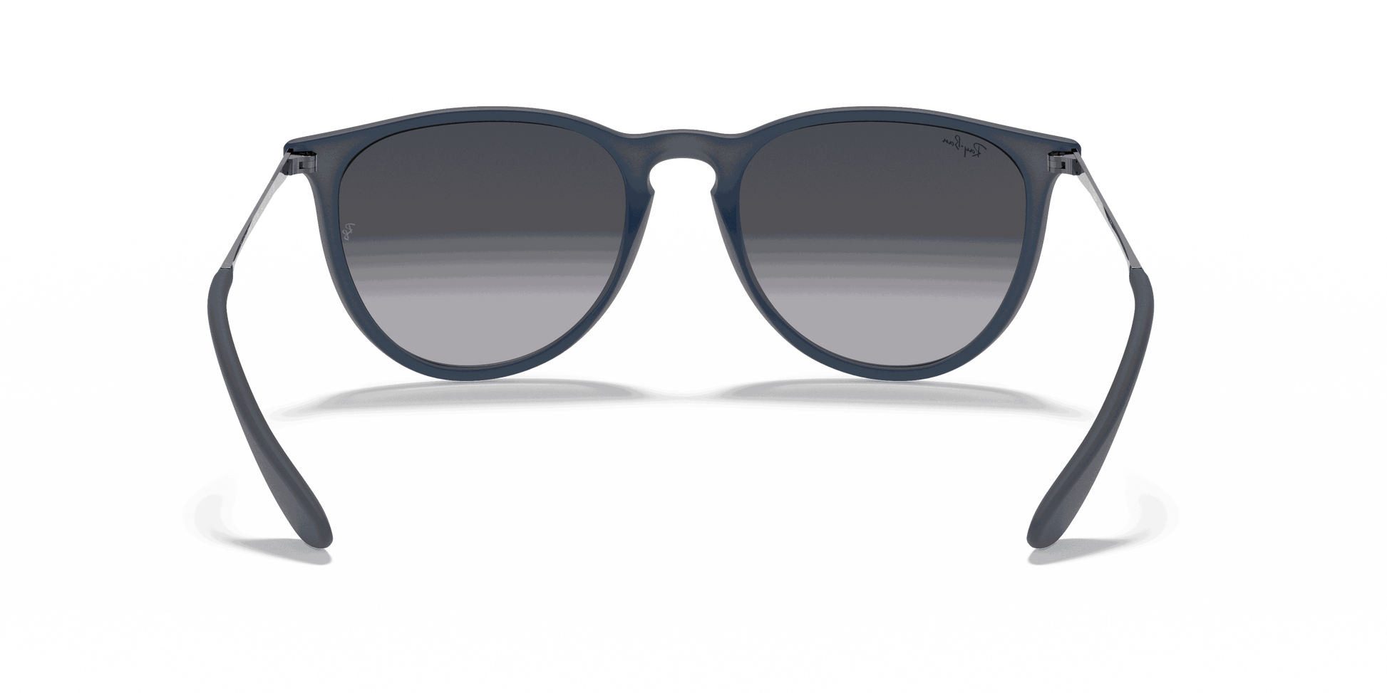 [Grey Gradient Lenses, Matte Blue Frame]