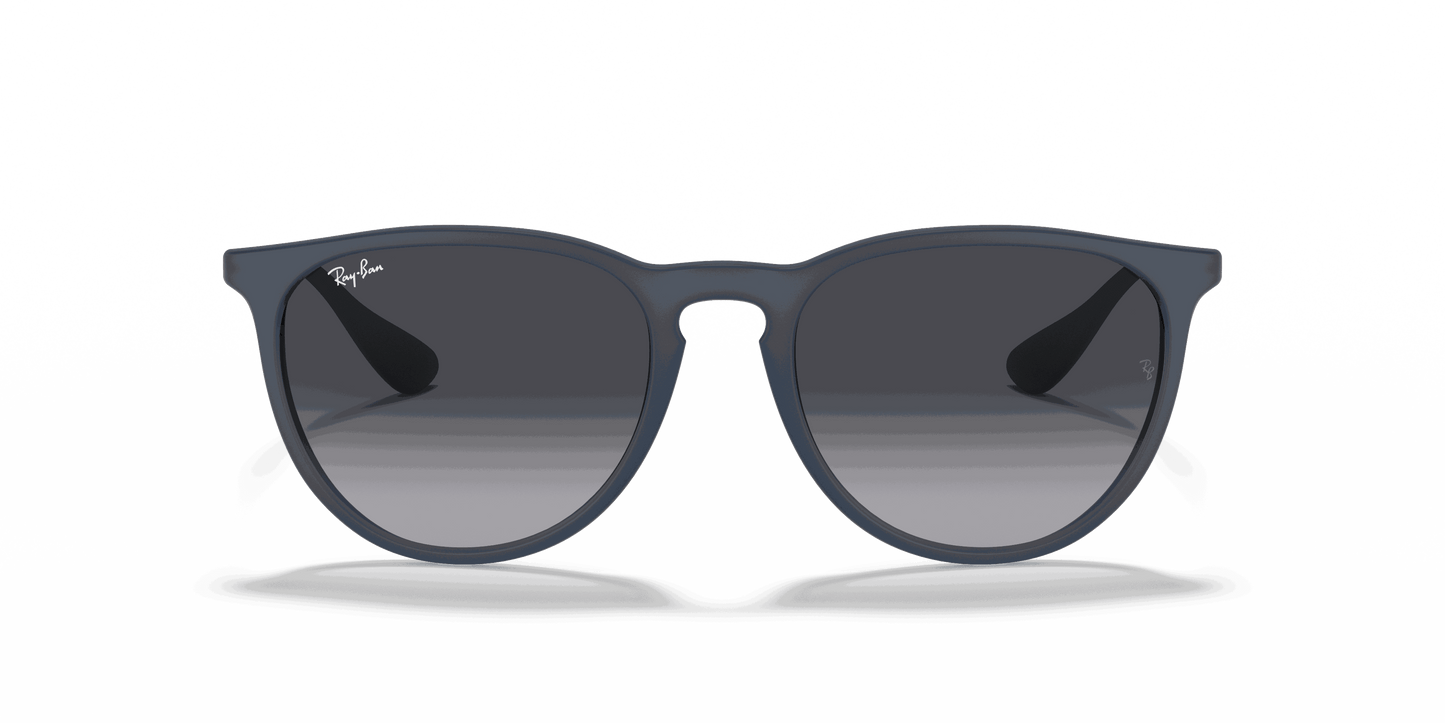 [Grey Gradient Lenses, Matte Blue Frame]