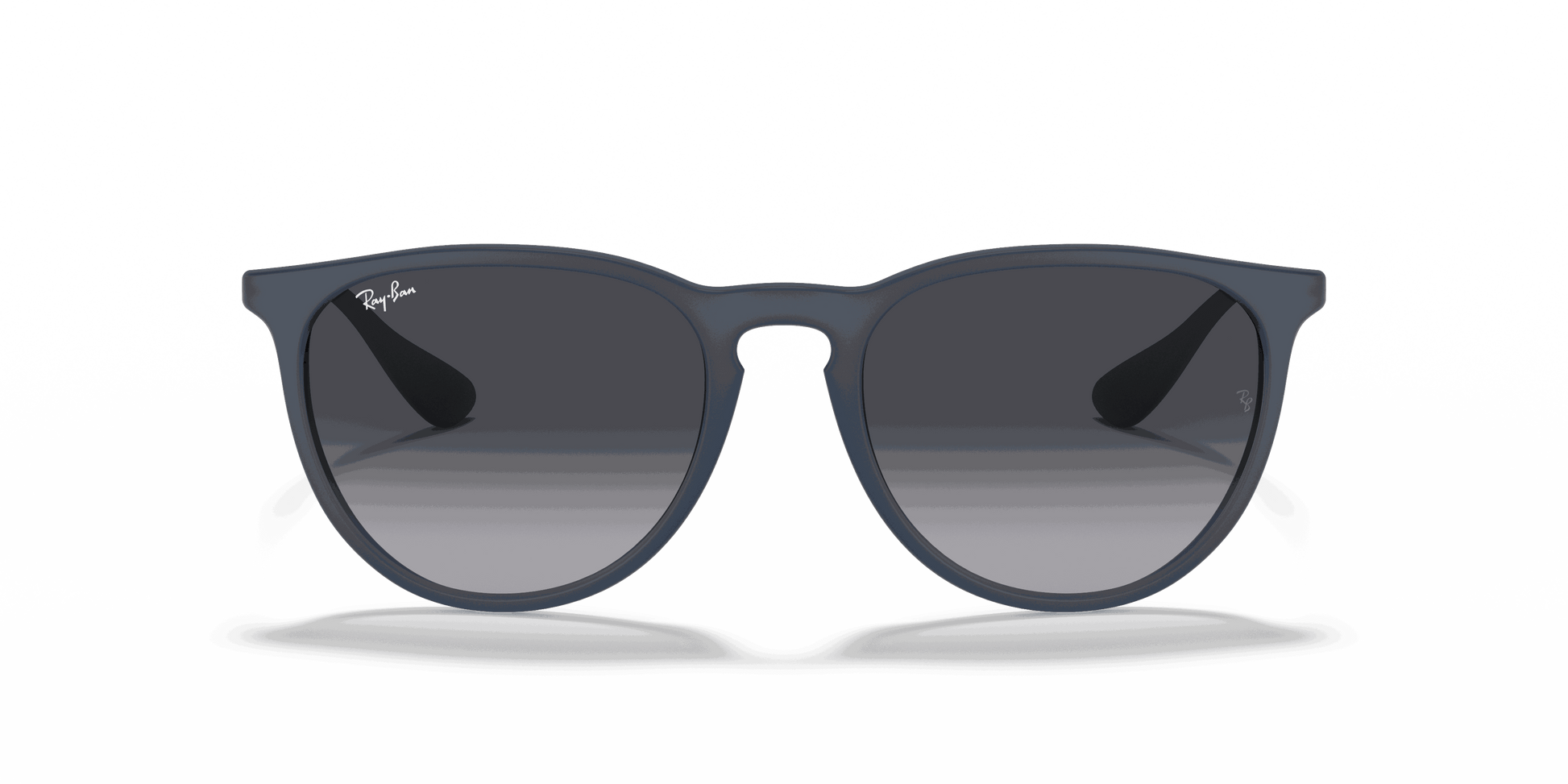 [Grey Gradient Lenses, Matte Blue Frame]