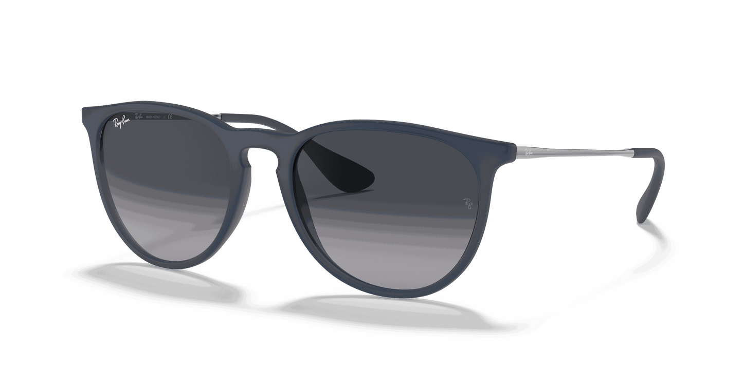 [Grey Gradient Lenses, Matte Blue Frame]
