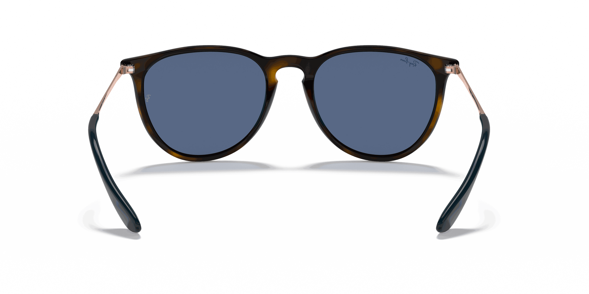 [Blue Lenses, Polished Havana Frame]